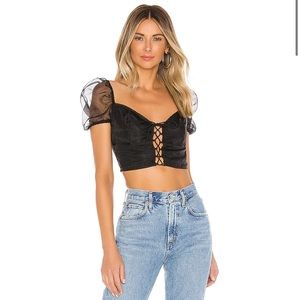 Revolve puff sleeve top